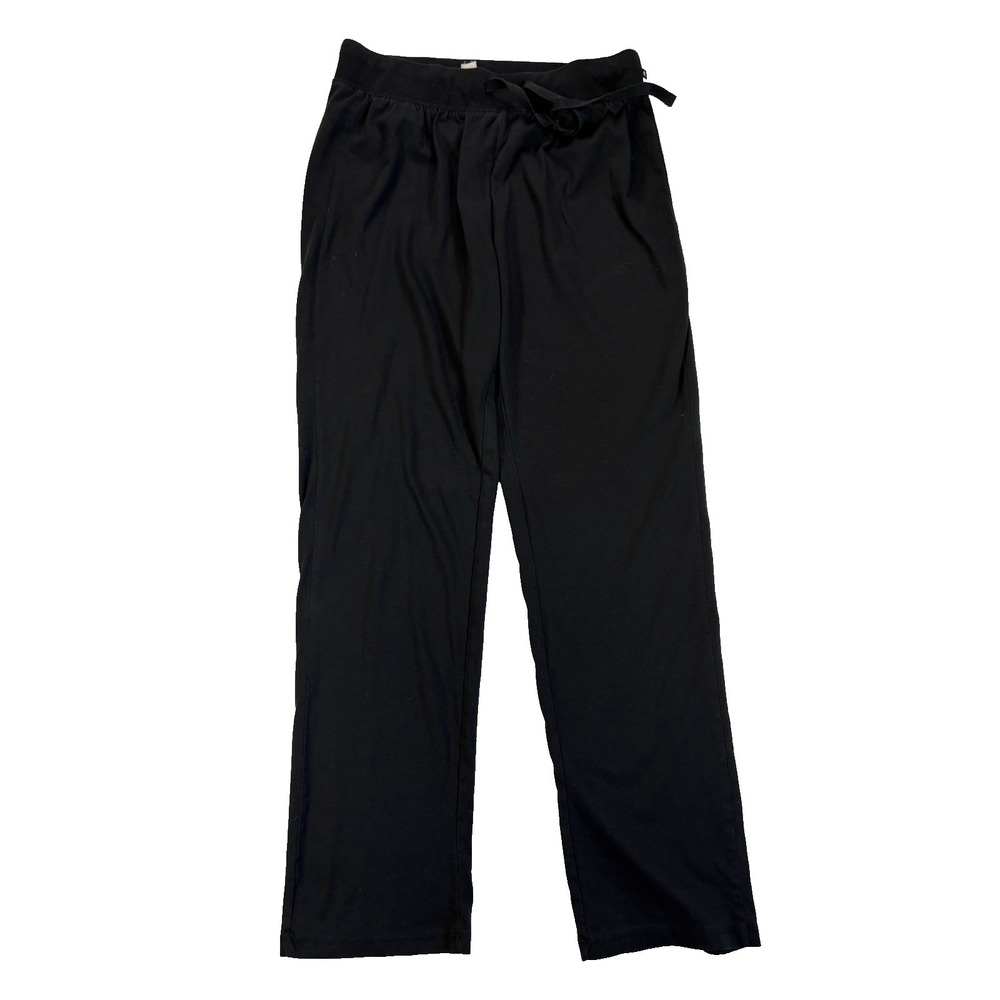Marika Women's Med Black Casual Knit Lounge Lightweight Pants Athleisure‎ Active